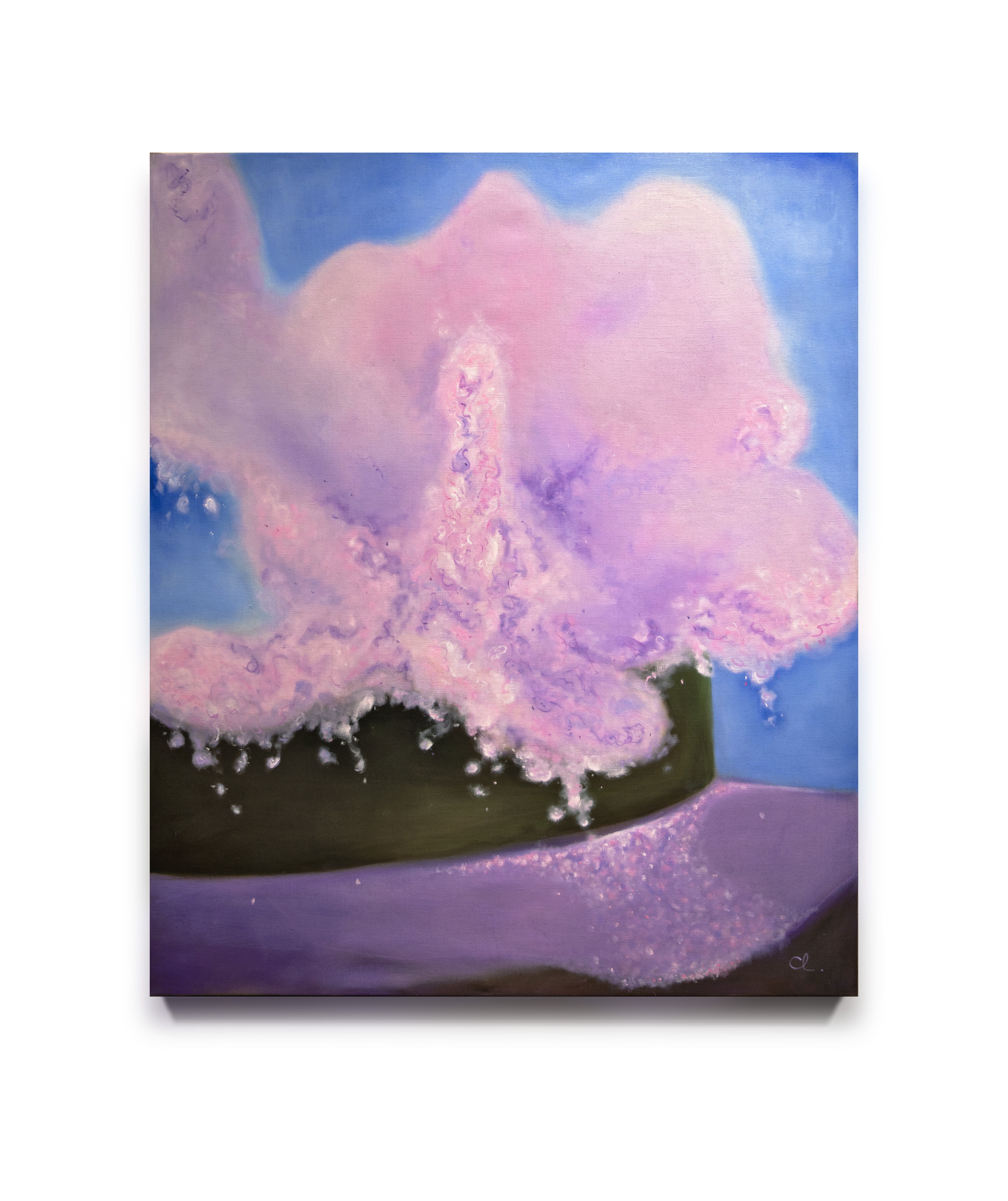 Let me Bloom where I was Never planned. 120*100cm Oil on linen 2025