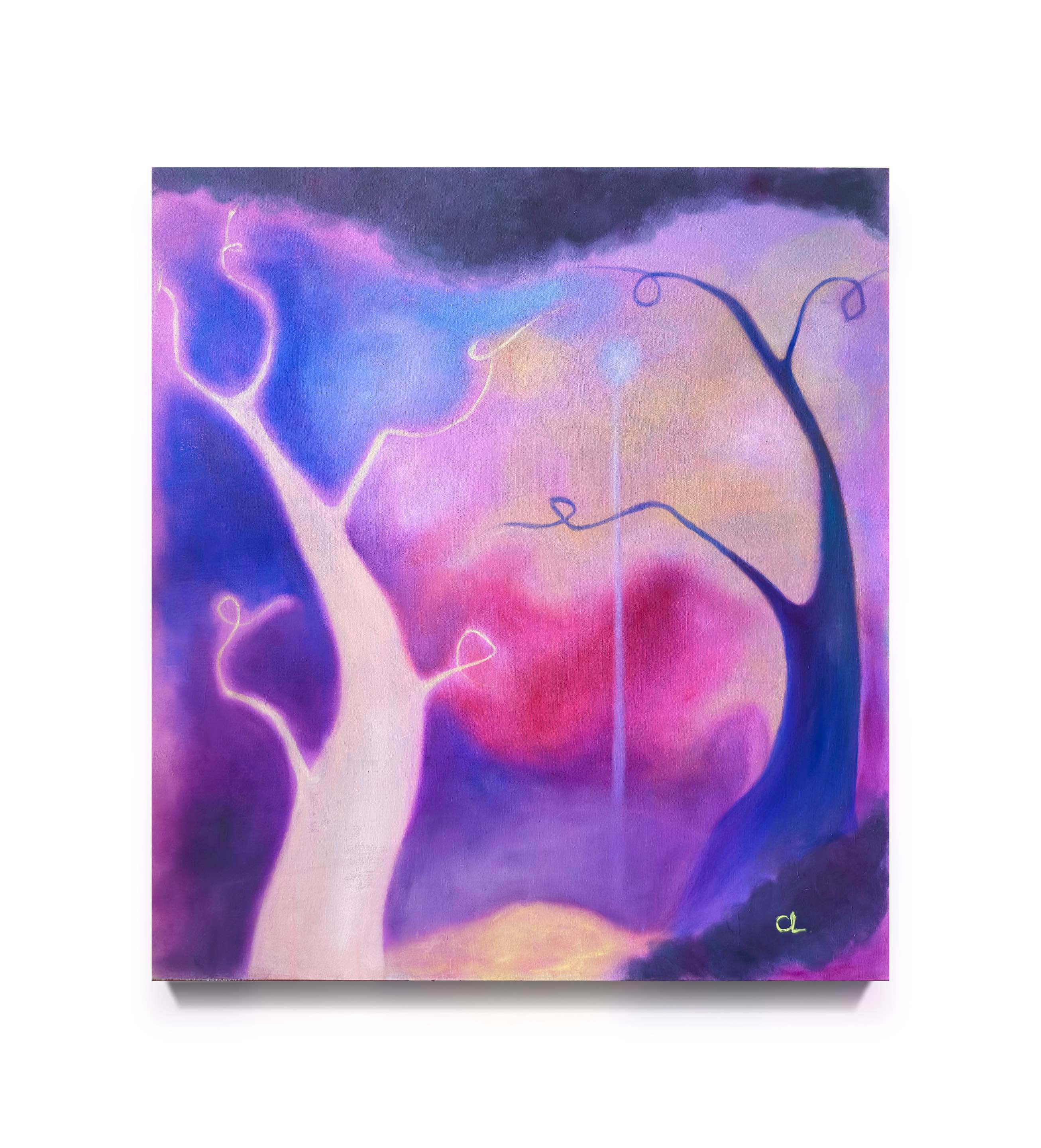 I Stepped between What Was and What Could Be. 120*110cm Oil on linen 2025